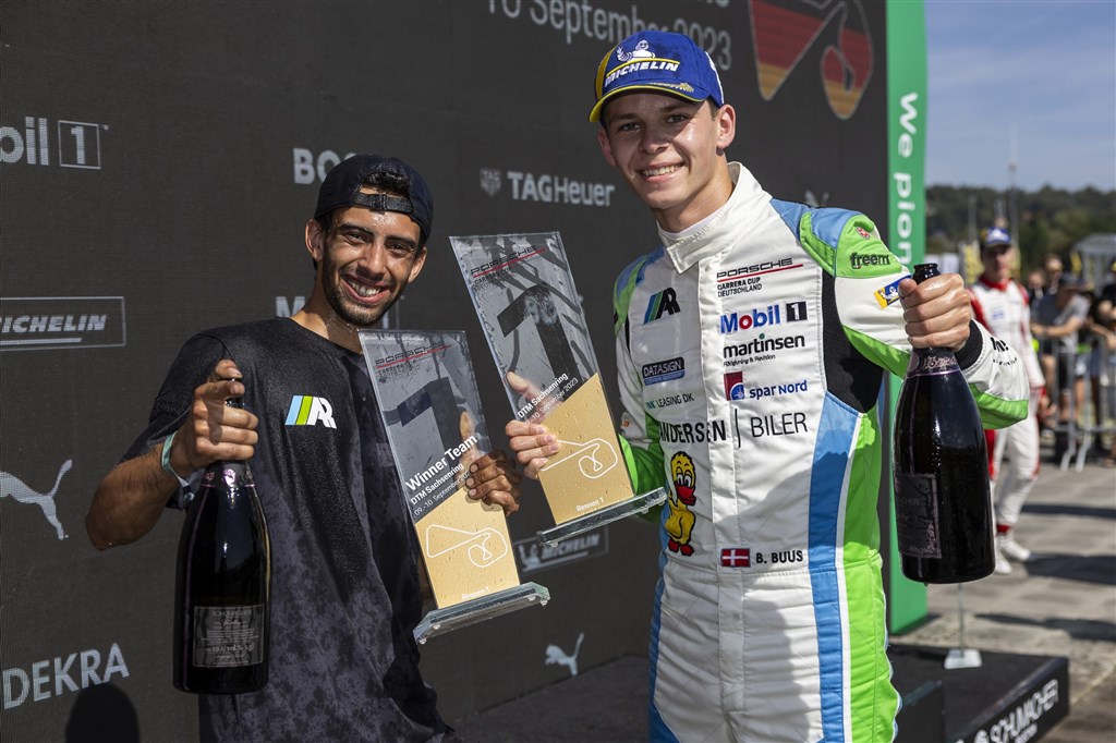Løbssejr til Bastian Buus i Porsche Carrera Cup Deutschland
(Foto: Porsche AG)